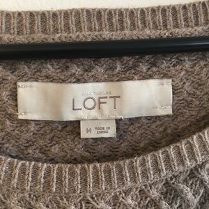 Loft long sleeve sweater dress